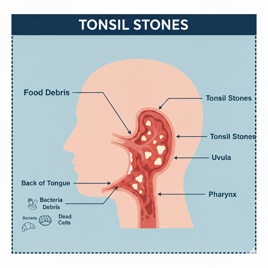 Popping Hidden Tonsil Stones - Dr. Mustafa Kapadia