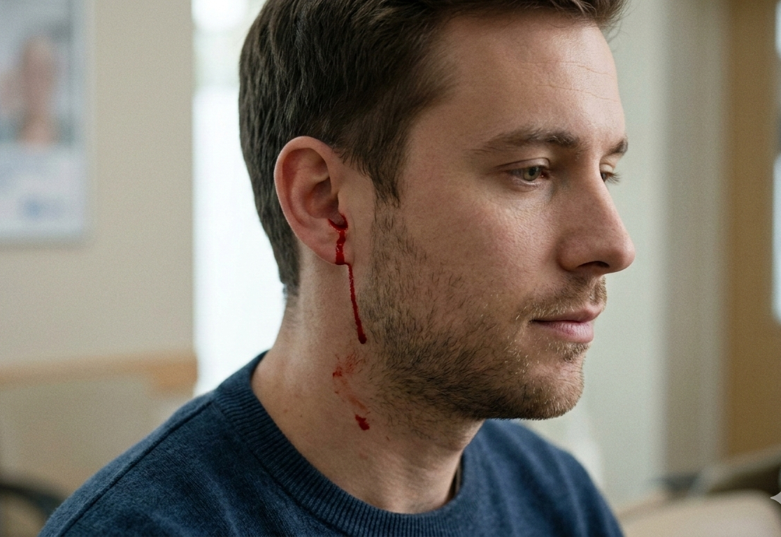 Ear Bleeding No Pain